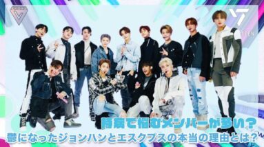 【SEVENTEEN 】セブチメンバー全員が持病を抱えている？鬱までにもなったエスクプスとジョンハンの本当の理由とは？