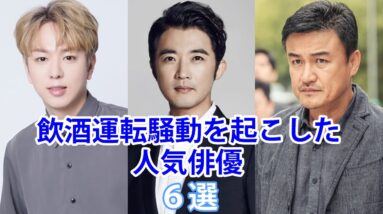 【韓国俳優】飲酒運転騒動を起こした人気俳優6選！現在は？