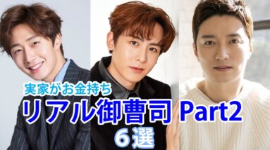 【韓国俳優】実家がお金持ち6選！リアル御曹司を紹介！part2